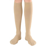 Maxbell Maxbell 1 Pair Women Compression Sleeve Calf Knee Stocking Socks Open Toes XL