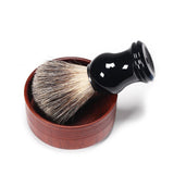 Maxbell Resin Handle Barber Salon Mustache Shaving Brush Grooming Tool for Men Use