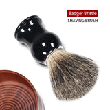 Maxbell Maxbell Resin Handle Barber Salon Mustache Shaving Brush Grooming Tool for Men Use