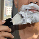 Maxbell Resin Handle Men's Mustache Shaving Brush Grooming Tool for Barber Salon
