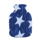 Maxbell Maxbell Mini 250ml Hot Water Bottle Bag with Soft Cloth Cover and Screw Top Blue