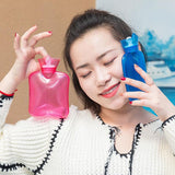 Maxbell Maxbell Mini 250ml Hot Water Bottle Bag with Soft Cloth Cover and Screw Top Blue