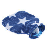 Maxbell Maxbell Mini 250ml Hot Water Bottle Bag with Soft Cloth Cover and Screw Top Blue