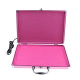 Maxbell Maxbell Pink Hot Stone Rock Heating Box Massage Stone Warmer Case Heater EU Plug