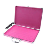 Maxbell Maxbell Pink Hot Stone Rock Heating Box Massage Stone Warmer Case Heater EU Plug