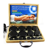 Maxbell Maxbell Hot Stone Rock Heating Box Massage Stone Warmer Case Heater EU Plug