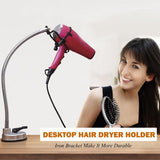 Maxbell Maxbell Hands Free Hair Dryer Holder Stand with Sucker 360 Degree Rotation
