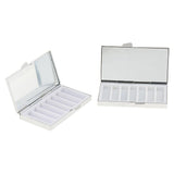 Maxbell 2Pcs Travel Metal Pill Box Medicine Organizer Container Storage Case 7 Slots