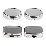 Maxbell Maxbell 2 Pieces Vitamin Medicine Tablet Box Pill Storage Cases Rectangle 2 Slots