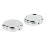 Maxbell Maxbell 2 Pieces Vitamin Medicine Tablet Box Pill Storage Cases Round 3 Slots