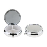 Maxbell Maxbell 2 Pieces Vitamin Medicine Tablet Box Pill Storage Cases 3 Slots