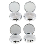 Maxbell Maxbell 2 Pieces Vitamin Medicine Tablet Box Pill Storage Cases 3 Slots