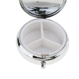 Maxbell Maxbell 2 Pieces Vitamin Medicine Tablet Box Pill Storage Cases 3 Slots