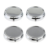 Maxbell Maxbell 2 Pieces Vitamin Medicine Tablet Box Pill Storage Cases 3 Slots