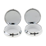 Maxbell Maxbell 2 Pieces Vitamin Medicine Tablet Box Pill Storage Cases 1 Slots
