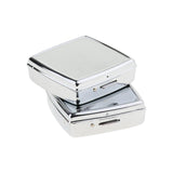 Maxbell 2 PCS Mini Travel Metal Pill Box Medicine Organizer Container Storage Box 01