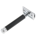 Maxbell Maxbell Men Long Handle Double Edge Safety Shaving Razor Beard Grooming Tool Black