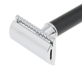 Maxbell Maxbell Men Long Handle Double Edge Safety Shaving Razor Beard Grooming Tool Black