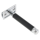 Maxbell Maxbell Men Long Handle Double Edge Safety Shaving Razor Beard Grooming Tool Black