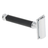 Maxbell Maxbell Men Long Handle Double Edge Safety Shaving Razor Beard Grooming Tool Black