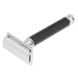 Maxbell Maxbell Men Long Handle Double Edge Safety Shaving Razor Beard Grooming Tool Black