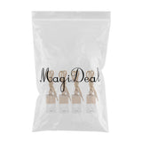 Maxbell Maxbell 4 Pieces 6ML Car Hanging Perfume Bottle Essential Oil Vials Pendant Decor