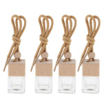 Maxbell Maxbell 4 Pieces 6ML Car Hanging Perfume Bottle Essential Oil Vials Pendant Decor