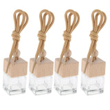 Maxbell Maxbell 4 Pieces 6ML Car Hanging Perfume Bottle Essential Oil Vials Pendant Decor