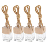 Maxbell Maxbell 4 Pieces 6ML Car Hanging Perfume Bottle Essential Oil Vials Pendant Decor