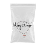 Maxbell Maxbell Glass Locket Necklace Perfume Fragrance Essential Oil Diffuser Red