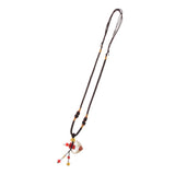 Maxbell Maxbell Glass Locket Necklace Perfume Fragrance Essential Oil Diffuser Red