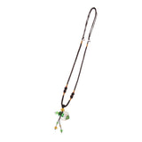 Maxbell Maxbell Glass Locket Necklace Perfume Fragrance Essential Oil Diffuser Green