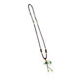 Maxbell Maxbell Glass Locket Necklace Perfume Fragrance Essential Oil Diffuser Green