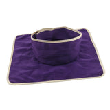 Maxbell Washable Reusable Massage Bed Tattoo Table Sheet Pad With Face Hole Purple