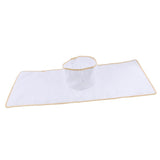 Maxbell Maxbell Reusable Massage Bed Tattoo Table Sheet Pad Mat With Face Hole White