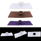 Maxbell Maxbell Reusable Massage Bed Tattoo Table Sheet Pad Mat With Face Hole White