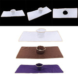 Maxbell Maxbell Reusable Massage Bed Tattoo Table Sheet Pad Mat With Face Hole White