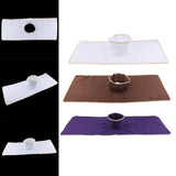 Maxbell Maxbell Reusable Massage Bed Tattoo Table Sheet Pad Mat With Face Hole White