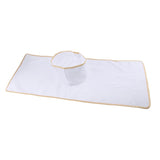 Maxbell Maxbell Reusable Massage Bed Tattoo Table Sheet Pad Mat With Face Hole White