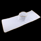 Maxbell Maxbell Reusable Massage Bed Tattoo Table Sheet Pad Mat With Face Hole White