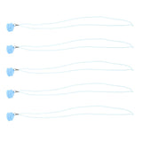 Maxbell Maxbell 5 Pieces Children Baby Tooth Saver Box with String Gift Keepsake Light Blue