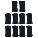 Maxbell Maxbell 10 Pieces Sports Elastic Finger Brace Splint Sleeves Support Protector Black