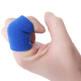 Maxbell Maxbell 10 Pieces Sports Elastic Finger Brace Splint Sleeves Support Protector Blue