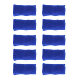 Maxbell Maxbell 10 Pieces Sports Elastic Finger Brace Splint Sleeves Support Protector Blue