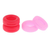 Maxbell Maxbell 2 Pairs Anti Slip Silicone Ear Hooks Holder for Glasses Red Pink