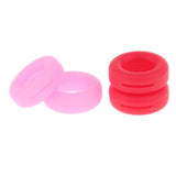 Maxbell Maxbell 2 Pairs Anti Slip Silicone Ear Hooks Holder for Glasses Red Pink