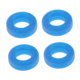Maxbell Maxbell 2 Pairs Anti Slip Silicone Ear Hooks Holder for Glasses Dark Blue