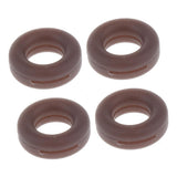 Maxbell Maxbell 2 Pairs Anti Slip Silicone Ear Hooks Holder for Glasses Coffee