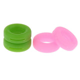 Maxbell Maxbell 2 Pairs Anti Slip Silicone Ear Hooks Holder for Glasses Green Pink