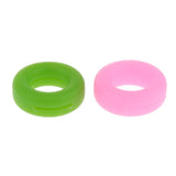 Maxbell Maxbell 2 Pairs Anti Slip Silicone Ear Hooks Holder for Glasses Green Pink